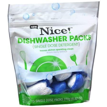 Complete Home Dishwasher Packs Single Dose Detergent Fresh Scent