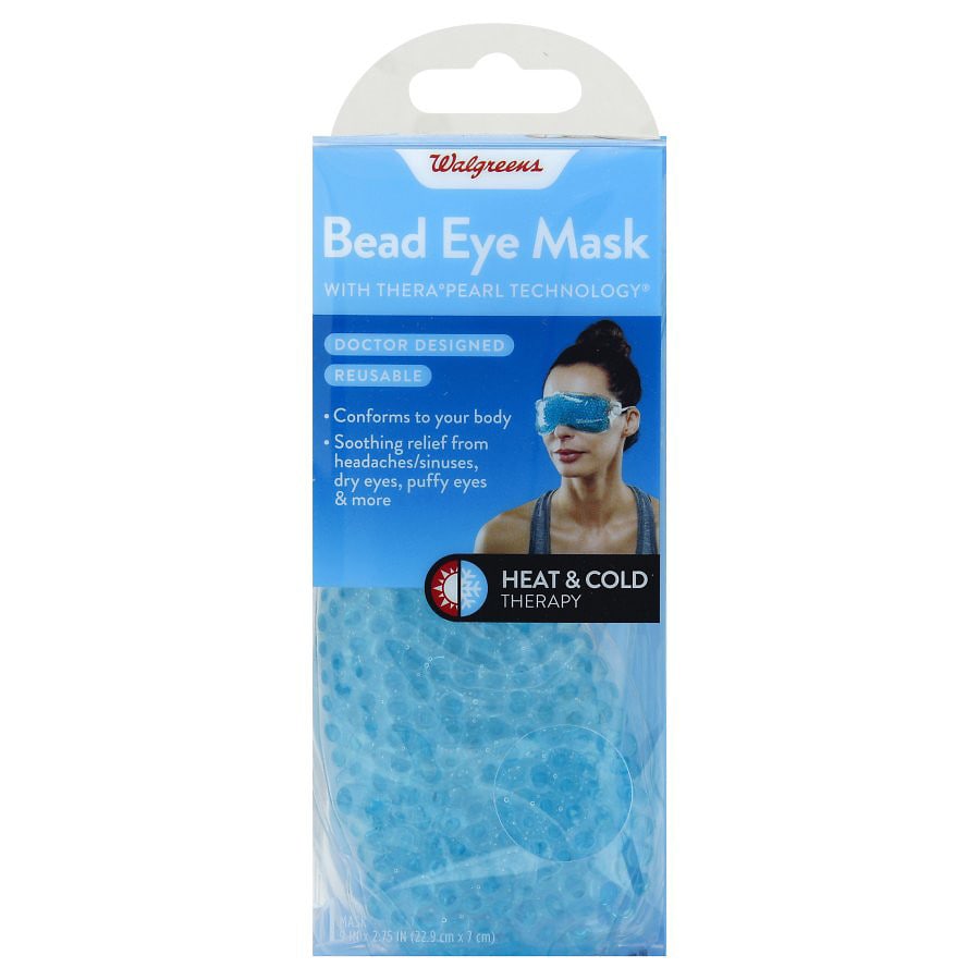 beaded eye mask