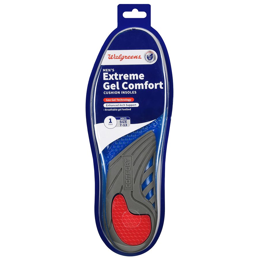 Walgreens Extreme Gel Comfort Insole 7 