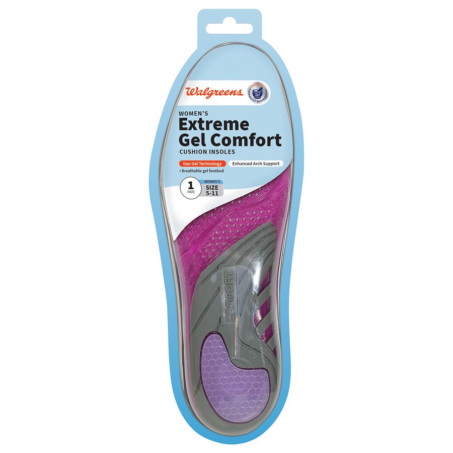 Walgreens Extreme Gel Comfort Insole 511 Walgreens