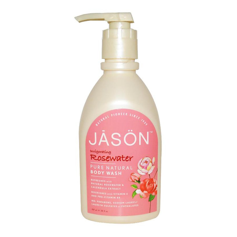 JASON Satin Shower Body Wash Invigorating Rosewater