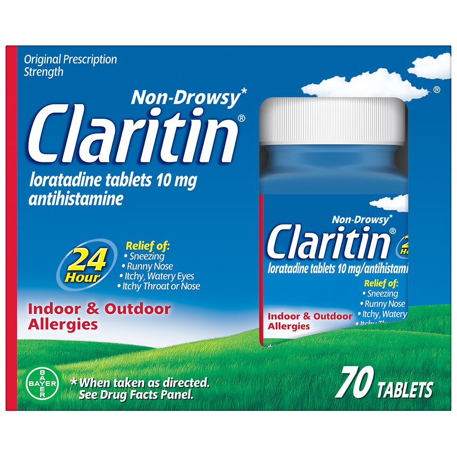 Claritin 24 Hour Non Drowsy Allergy Tablets Walgreens   900 