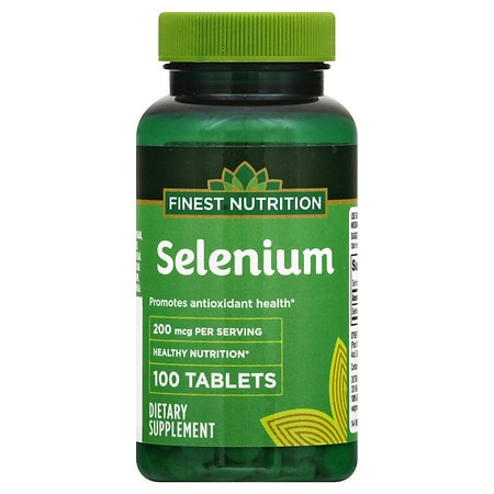 Finest Nutrition Selenium 200 MCG Tablets - 100 ea