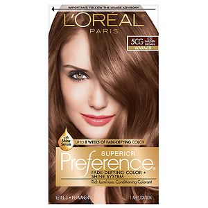 L'Oreal Paris Preference Paris Couture Haircolor Iced Golden Brown (5CG)