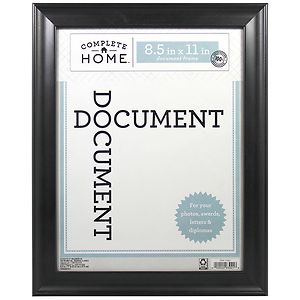 Home Elements Document Frame 8.5 in x 11 in