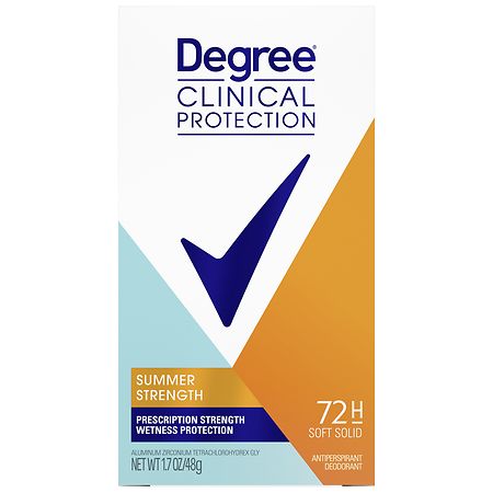 Degree Women Clinical Antiperspirant Deodorant Cream Summer Strength - 1.7 oz
