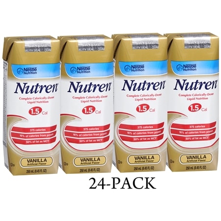 UPC 798716062206 product image for Nutren Complete Calorically-Dense Liquid Nutrition 1.5 Cal 24 Pack Vanilla - 250 | upcitemdb.com