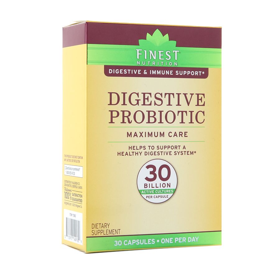  Finest Nutrition Digestive Probiotic Maximum Care Capsules 