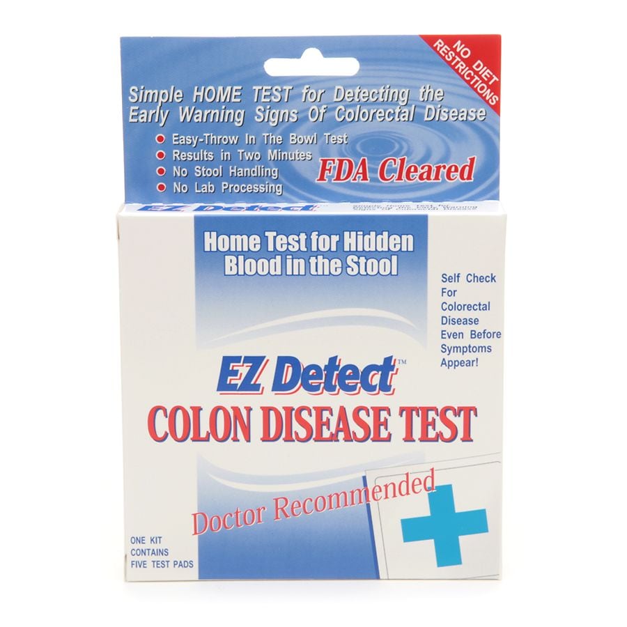 Ez Detect Home Test For Early Warning Signs Of Colorectal Disease Walgreens