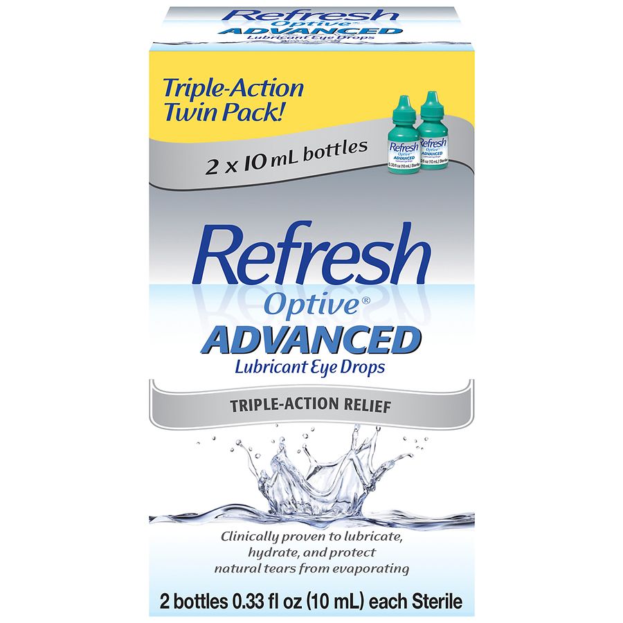 Refresh Optive Advanced Lubricant Eye Drops