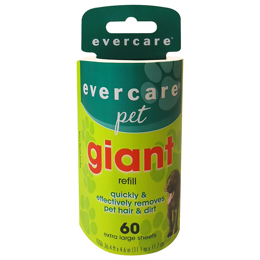 60 Sheets 1 ea Evercare Extra Sticky Lint Roller 