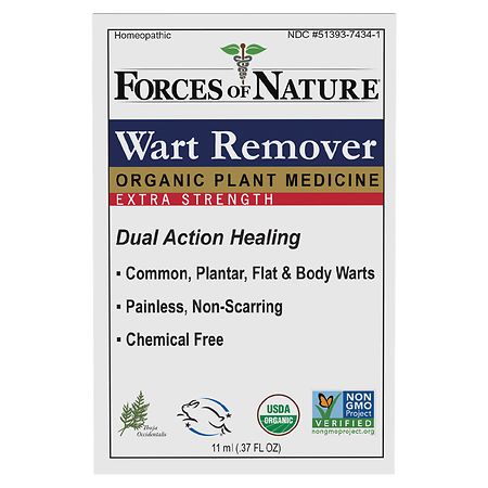 Forces of Nature Wart Control Extra Strength - 0.37 fl oz