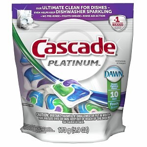 Cascade Platinum ActionPacs Dishwasher Detergent Fresh