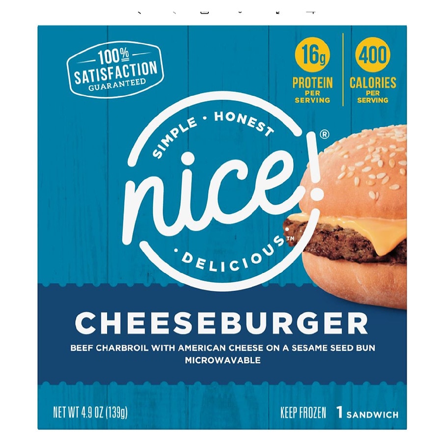 Nice! Microwavable Cheeseburger