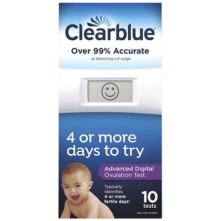 Clearblue Advanced Digital Ovulation Test Predictor Kit Walgreens