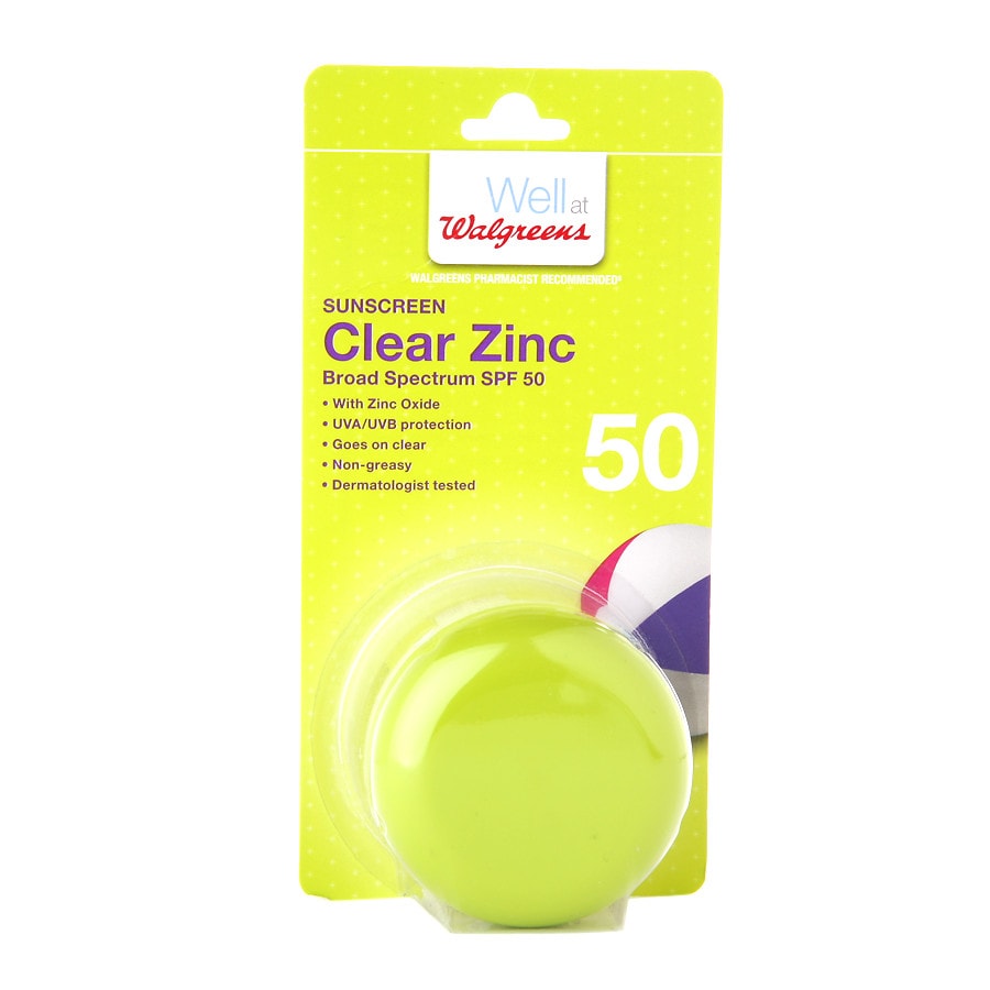 Walgreens Clear Zinc Sunscreen Broad Spectrum SPF 50 Walgreens