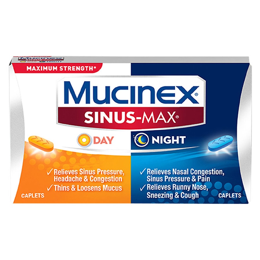 Mucinex Sinus Max Day And Night Caplets Walgreens