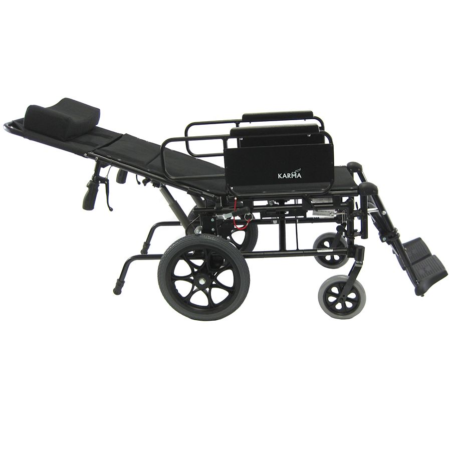  Karman 20in Seat Lightweight Reclining Transport Wheelchair 