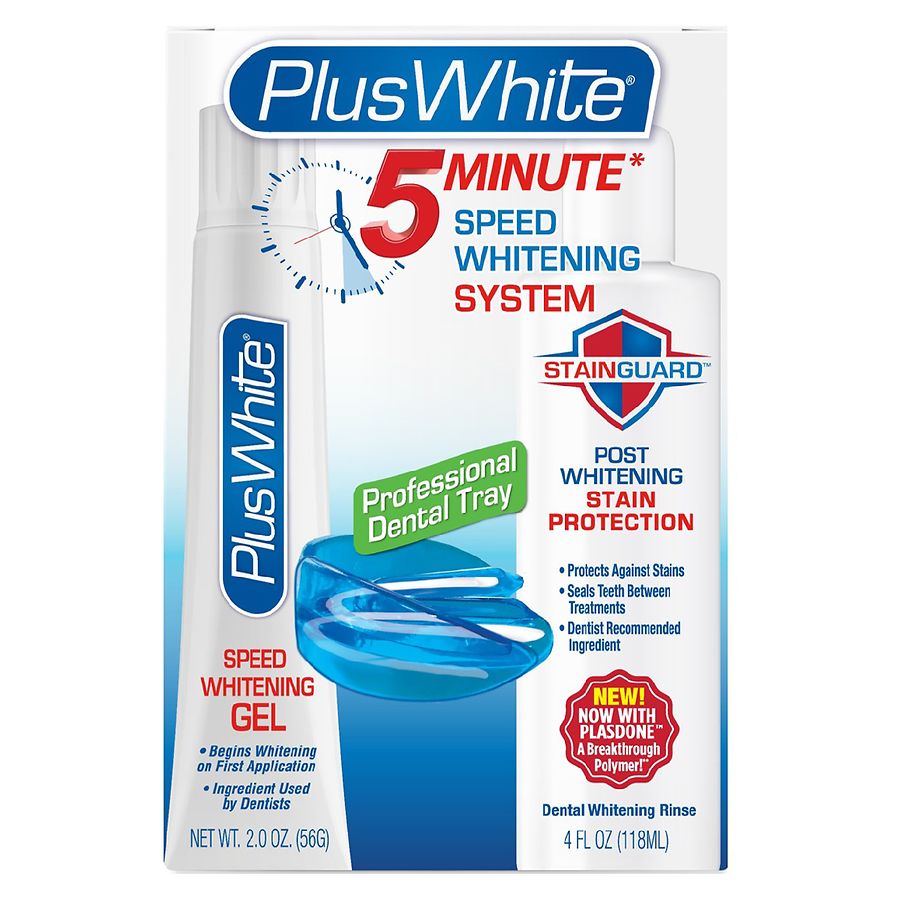 plus white dental whitening gel