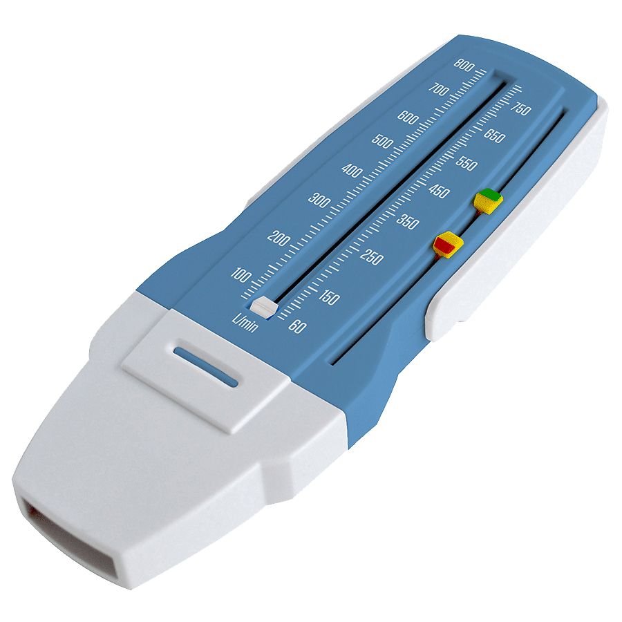 Airlife Asthma Check Peak Flow Meter Chart