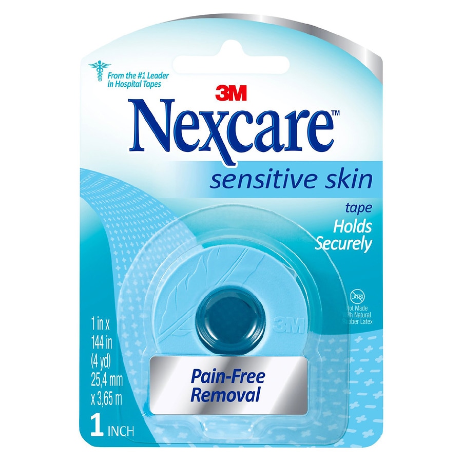  Nexcare Sensitive Skin Tape, 1 inch x 4 yard 1 inch x 4 yard 