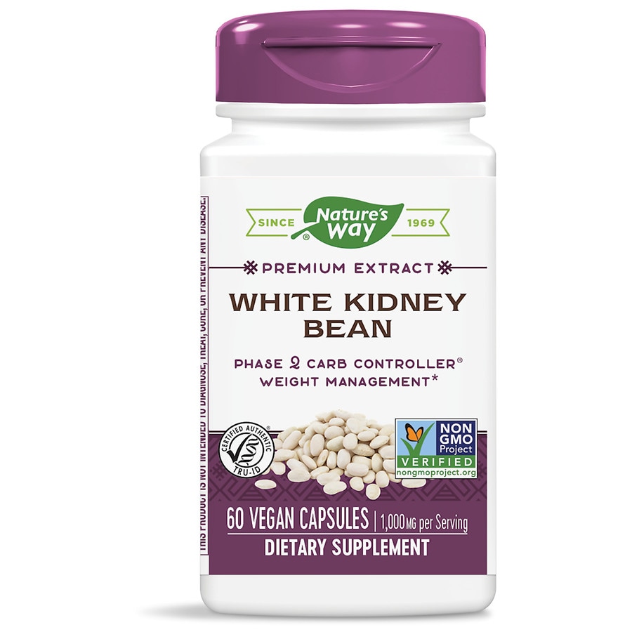 Nature's Way White Kidney Bean Phase 2 Vegan Capsules