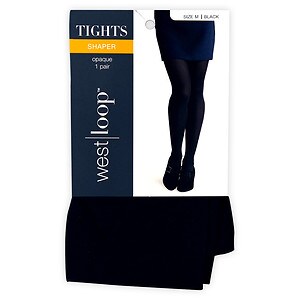 West Loop Control Top Shaping Tights L Black
