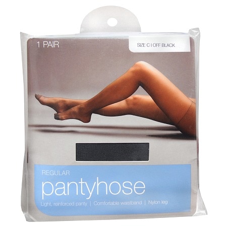  West Loop Reinforced Panty Reinforced Toe Regular Pantyhose C Off Black 