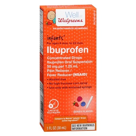 UPC 311917151687 product image for Walgreens Ibuprofen Infant Liquid Berry | upcitemdb.com