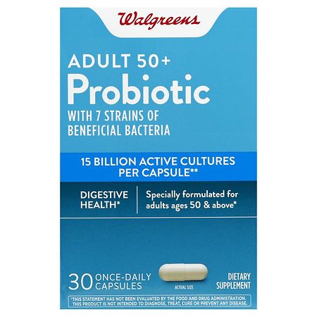 Walgreens Daily Probiotic With Digestive Enzymes Capsules Walgreens