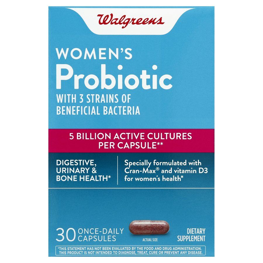 Walgreens Women S Probiotic Capsules Walgreens