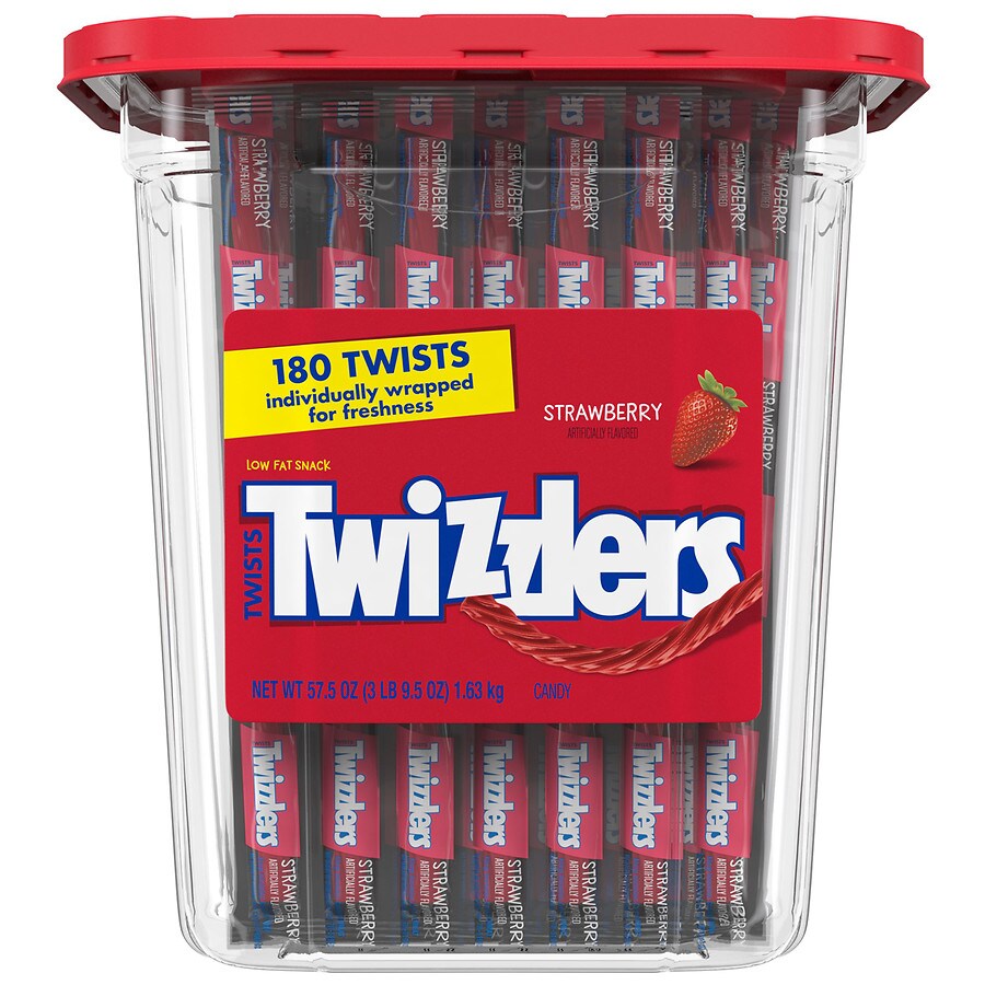 Twizzlers Twists Canister Strawberry