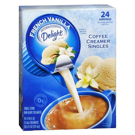  International Delight Coffee Creamer Singles French Vanilla 