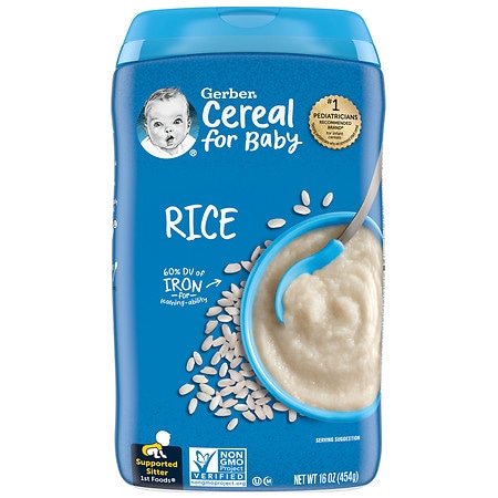 Gerber Rice Cereal Single Grain | Walgreens