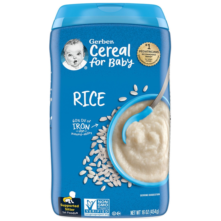 gerber rice cereal