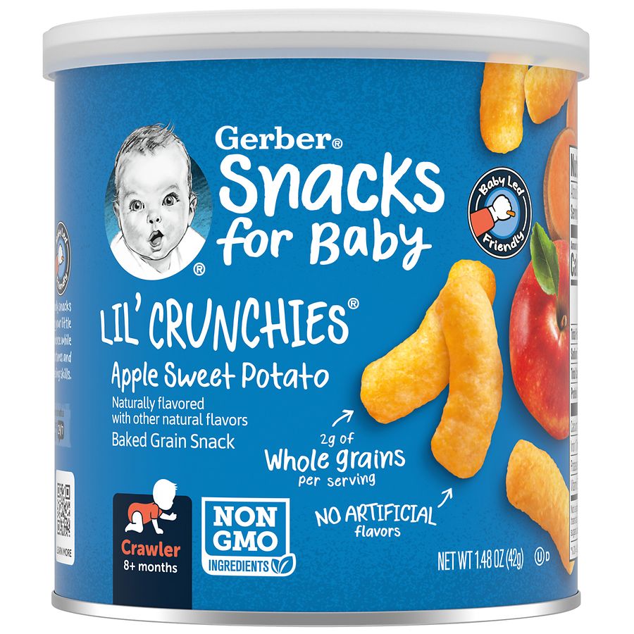  Gerber Graduates Lil Crunchies Apple Sweet Potato 