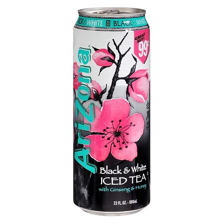 UPC 613008722869 product image for Arizona Iced Tea 23 oz Can Black & White - 23.0 fl oz | upcitemdb.com