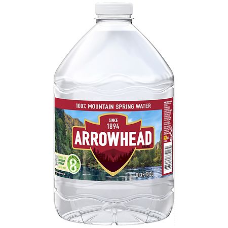 ARROWHEAD Brand 100% Mountain Spring Water, 101.4-ounce plastic jug