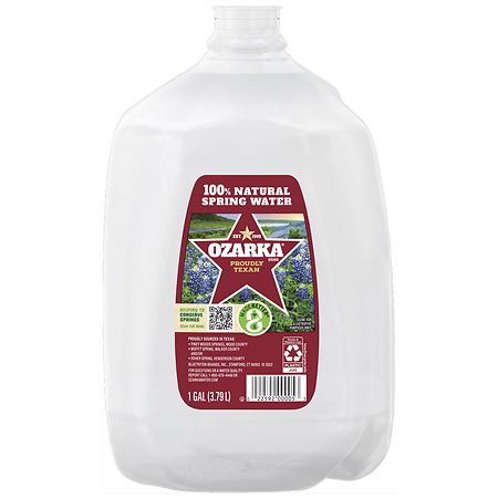 OZARKA Brand 100% Natural Spring Water, 101.4-ounce plastic jug