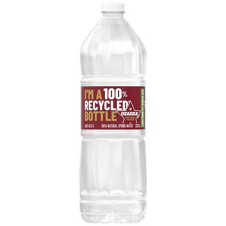 OZARKA Brand 100% Natural Spring Water  1-Liter plastic bottle