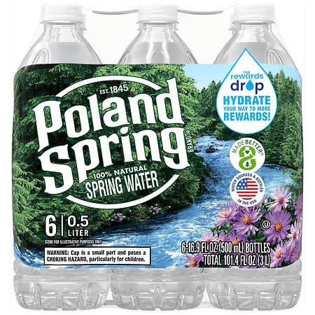 UPC 075720000821 product image for Poland Spring Water - 16.9 fl oz x 6 pack | upcitemdb.com