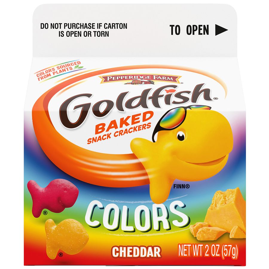  Goldfish Crackers Colors Cheddar 