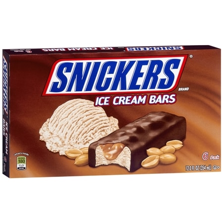 SNICKERS Ice Cream Bars - 12oz/6ct