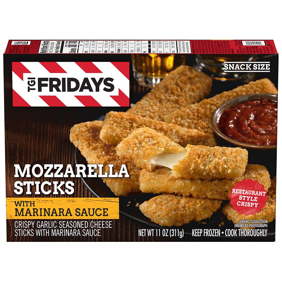 T G I Friday S Mozzarella Sticks With Marinara Walgreens