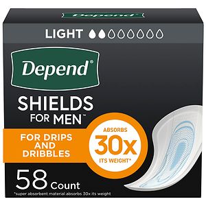 Depend For Men Shields Light Absorbency