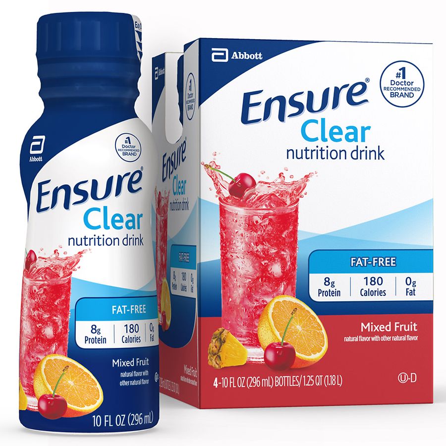 Ensure Clear Nutrition Drink Ready-to-Drink Mixed Fruit | Walgreens