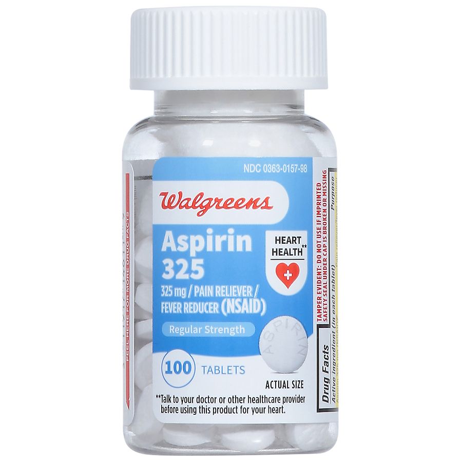 Walgreens Aspirin 325 mg Tablets | Walgreens