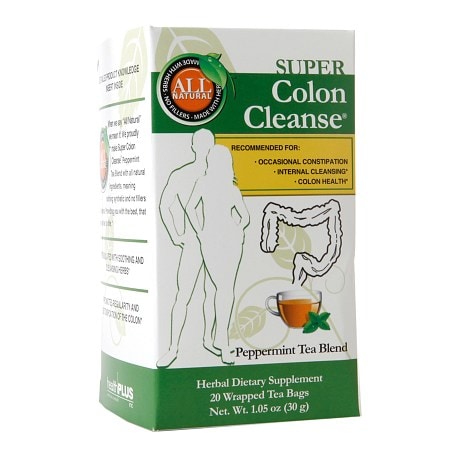 Health Plus Super Colon Cleanse Tea Bags Peppermint Blend - 