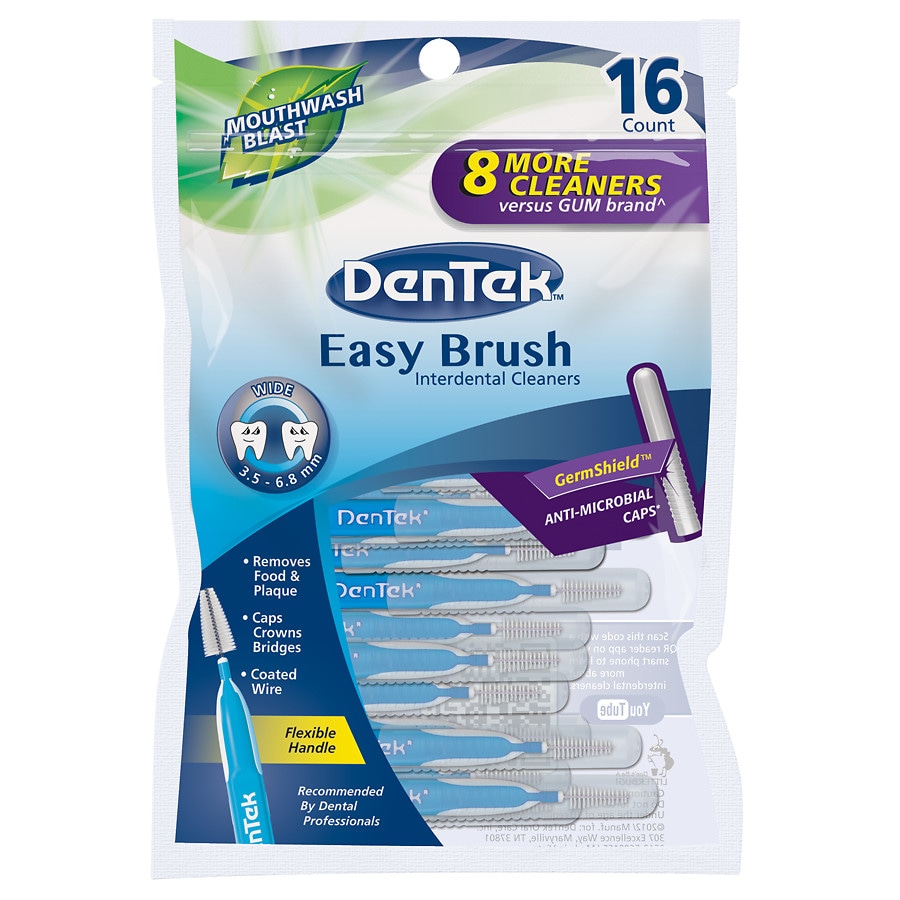 DenTek Easy Brush Interdental Cleaners, Wide