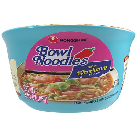 Nongshim Bowl Noodle Soup Mix Spicy Shrimp